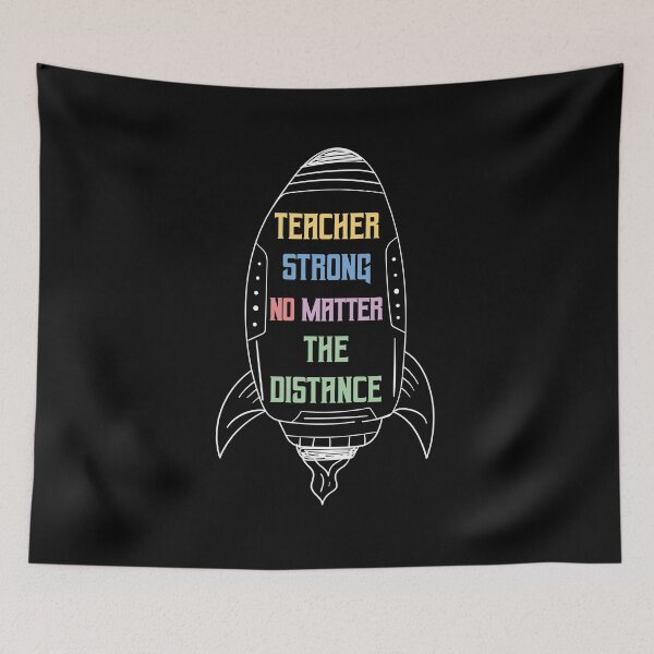 Item preview, Teacher Strong No Matter The Distance designed and sold by gharbi.