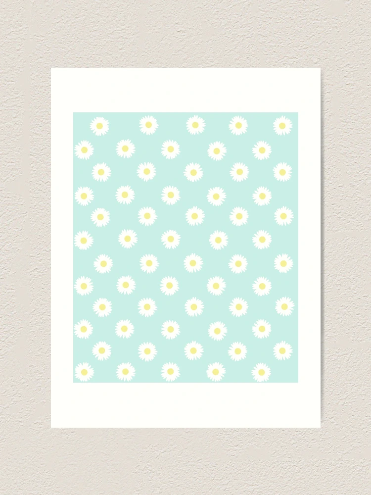 ★LEMANGO★ Daisy Pastel Mint Daisy Mint Pastel Aesthetic Cute Daisies Flower Cottagecore