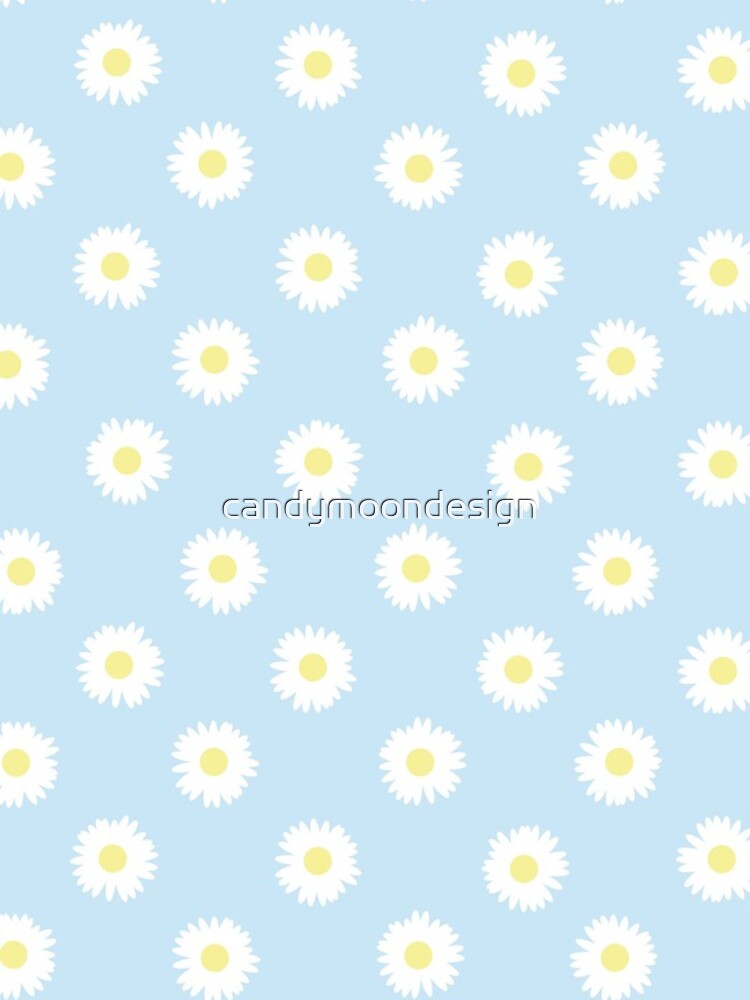 Imagen 4 de 4, Funda de iPhone con la obra Margarita Azul Pastel Estética Linda Margaritas Flor Cottagecore, diseñada y vendida por candymoondesign.