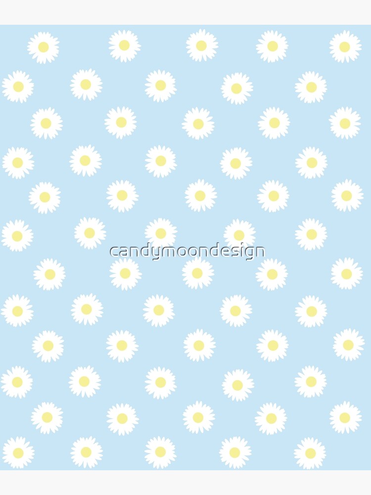 Download Daisy Flowers Over Cute Pastel Yellow Aesthetic Wallpaper   Wallpaperscom