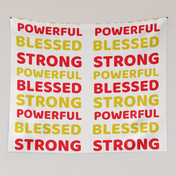 Item preview, Strong Powerful Blessed - SPB designed and sold by Luvjesus2.
