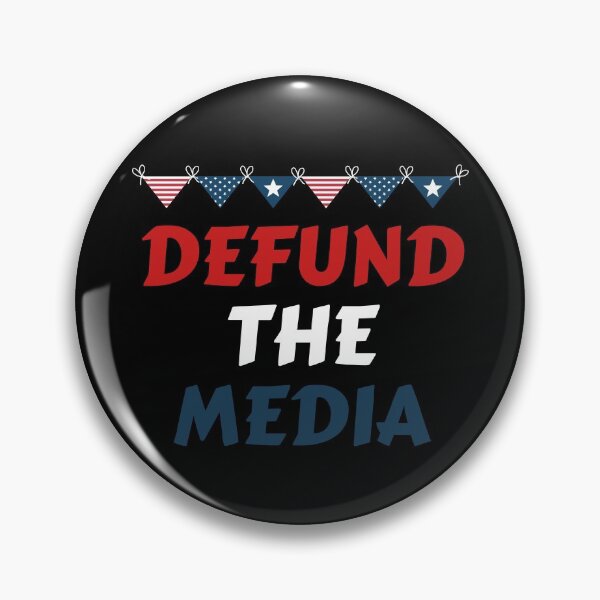 Item preview, Defund the media designed and sold by The Sober Art.