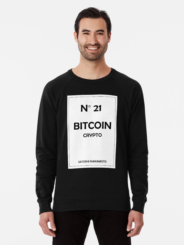 Bitcoin No 21 Satoshi Nakamoto T Shirt" Lightweight Sweatshirt for Sale by NibiruHybrid Redbubble