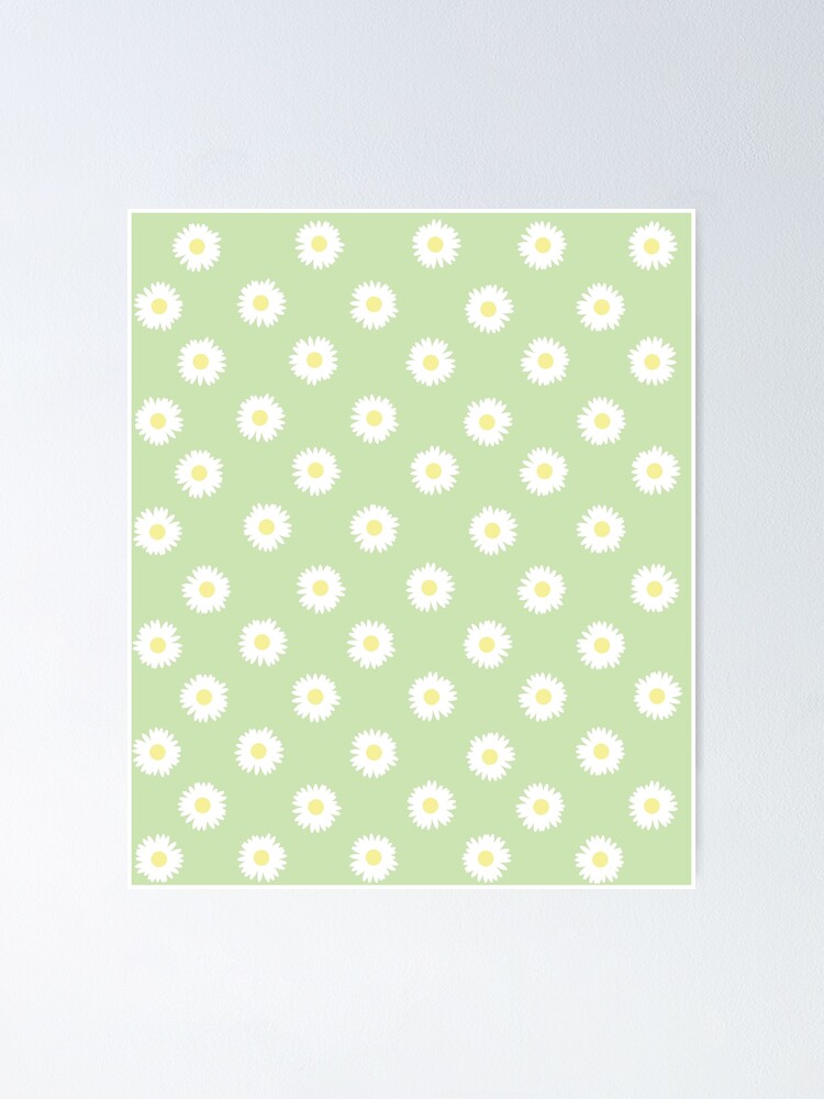 ★LEMANGO★ Daisy Pastel Mint Daisy Mint Pastel Aesthetic Cute Daisies Flower Cottagecore