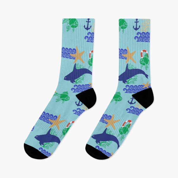 Item preview, Ocean Waves And Dolphins designed and sold by KeeganCreations.