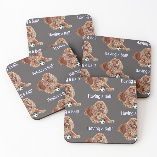 Item preview, Cockerspaniel with Soccer Ball designed and sold by kristalcurt.