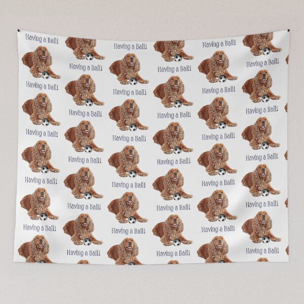 Item preview, Cockerspaniel with Soccer Ball designed and sold by kristalcurt.