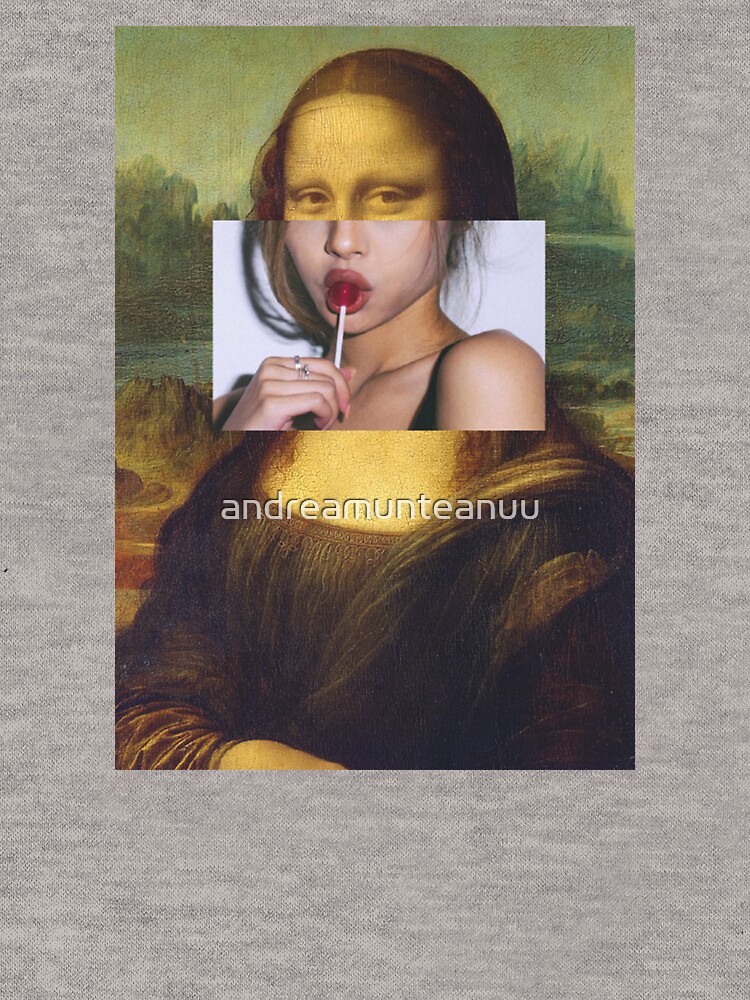 Mona Lisa lollipop design Lightweight Hoodie