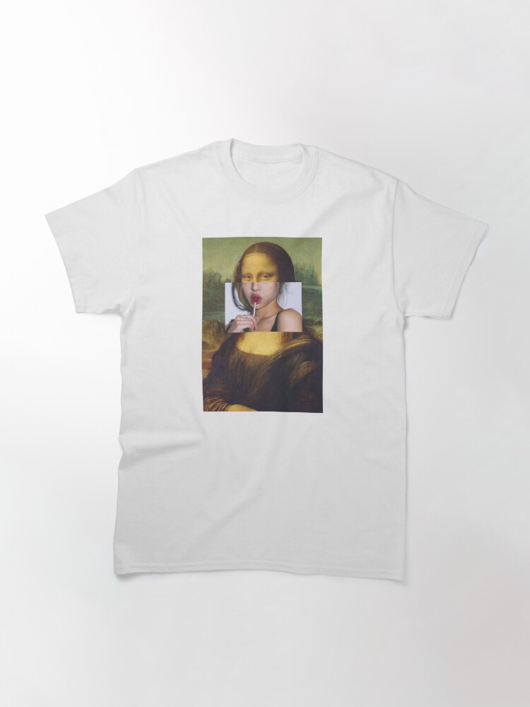 mona lisa t shirt lollipop