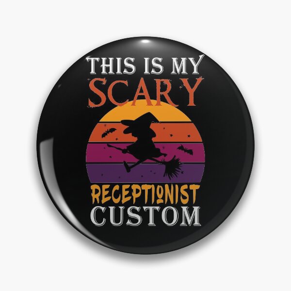 Item preview, This Is My Scary receptionist Custom : receptionist Halloween / Halloween Gift Idea for receptionist / Funny Personal assistant Gift  designed and sold by Chamssou.