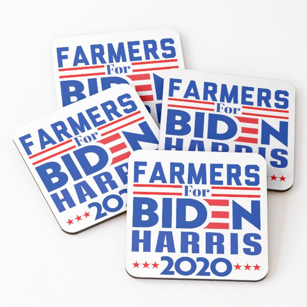 Item preview, Farmers for Biden Harris 2020 designed and sold by Feline Rockstars.