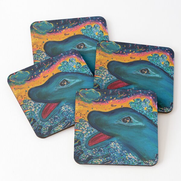 Item preview, Baby Dolphin's First Sunset Noah's First Sunset Ocean Waves designed and sold by NonnisCorner.