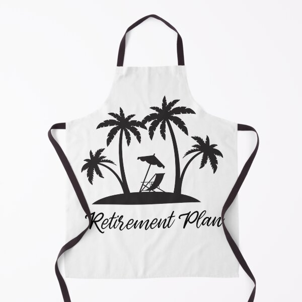 Item preview, My Retirement Plan with Palm Trees, Beach and a Beach Chair with Umbrella designed and sold by Coastal-Designs.