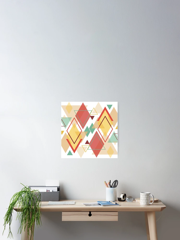 Thumbnail 2 of 3, Poster, Triangular composition designed and sold by Booandbeaute.