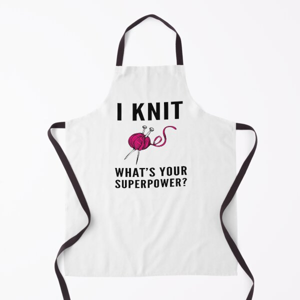 Item preview, I Knit What’s Your Superpower With Yarn designed and sold by Retro Salt.