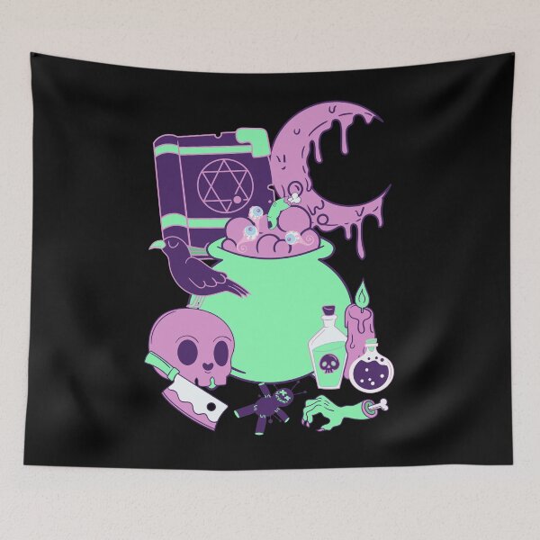 Item preview, Cute Neon/Pastel Witchcraft Design designed and sold by MF-Designsltd.