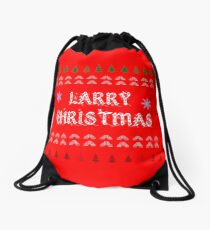 Larry Christmas Drawstring Bag