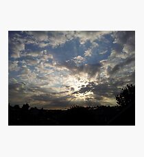Cloud Burst Photographic Print