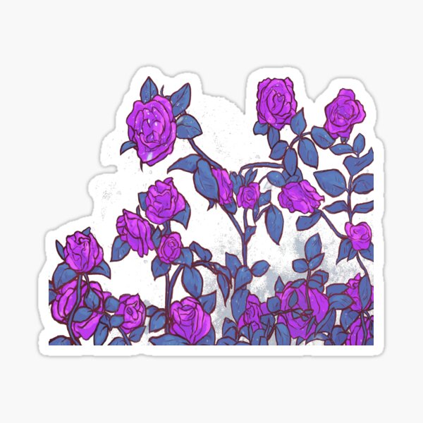Shekinah Guab X T.Kanero - Purple Roses Sticker