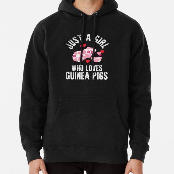 Cool Gift for Animal Lover Cute Guinea Pig Owner Gift Pullover Hoodie
