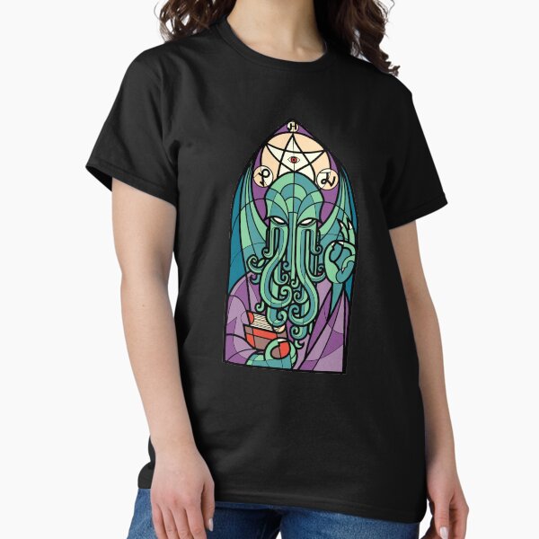 Item preview, Cthulhu Church Stained Glass Cosmic Horror designed and sold by Foxicopter.