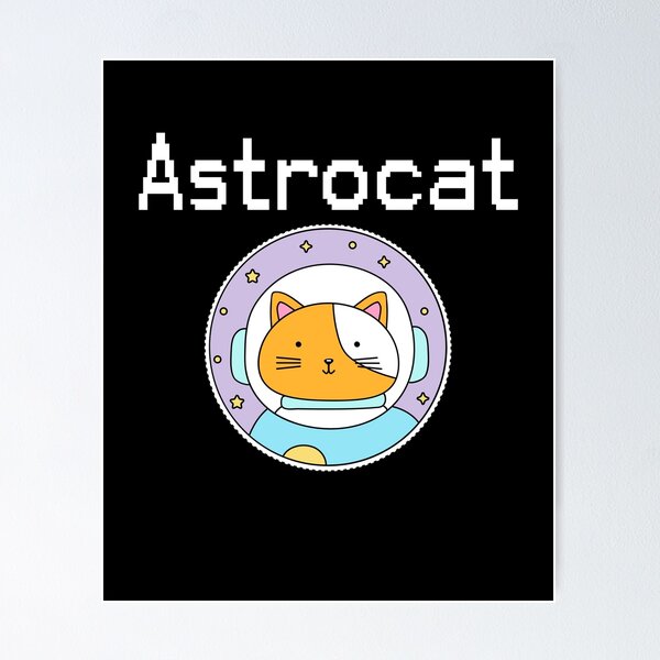 Item preview, Cute Astrocat for Cat Lovers designed and sold by SAVWIS.