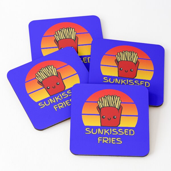 Item preview, Sunset Retro Sunkissed Kawaii Fries designed and sold by Teetans.