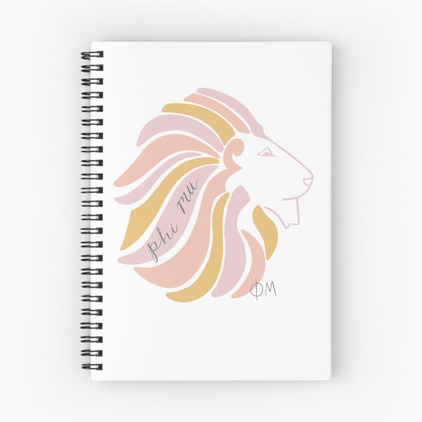 Item preview, Phi Mu lion  designed and sold by Mina Sisley.