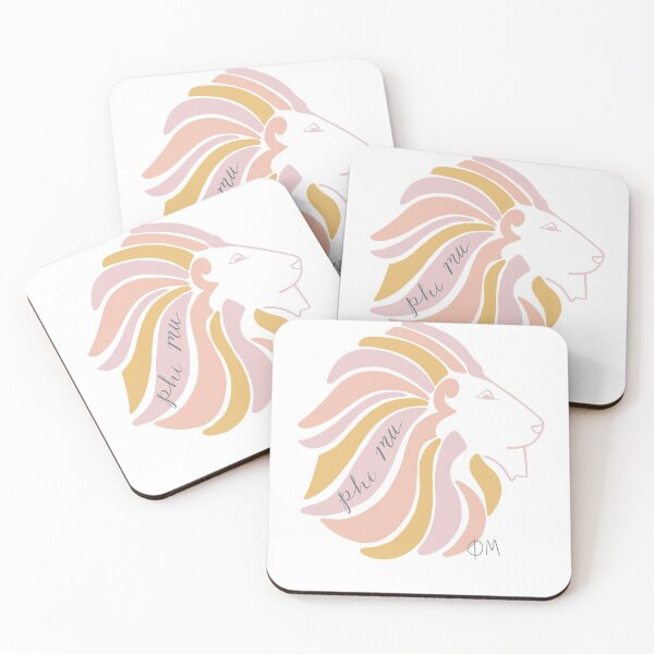 Item preview, Phi Mu lion  designed and sold by Mina Sisley.