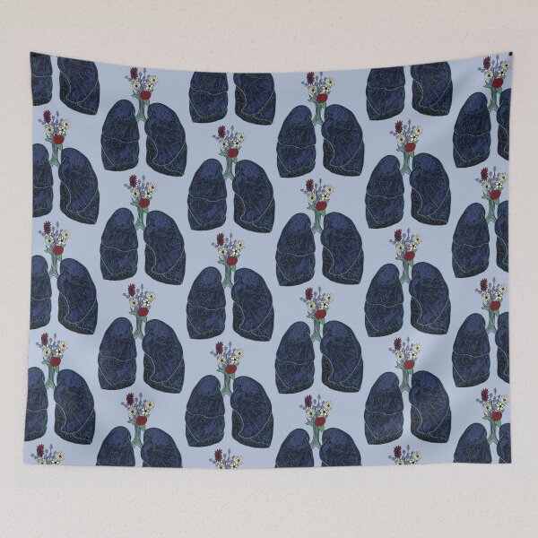 Item preview, Blue Galaxy Lungs | Cosmic Breath designed and sold by Karli Mogen.