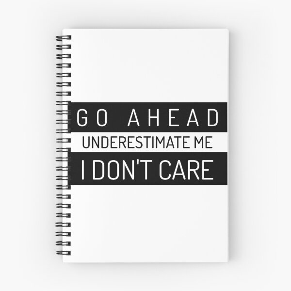 Item preview, Underestimate me I don't care designed and sold by AllyShop.