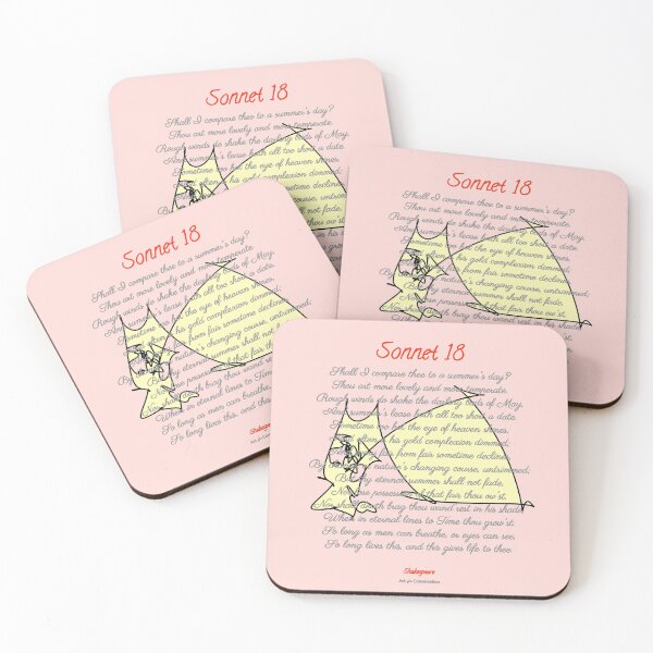 Item preview, Sonnet 18 designed and sold by ArtConversation.