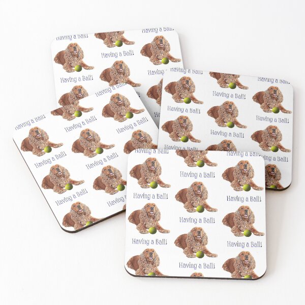 Item preview, Cockerspaniel with Tennis Ball designed and sold by kristalcurt.