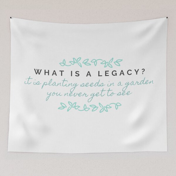 Item preview, What is a legacy Hamilton Quote designed and sold by MonMonTales.