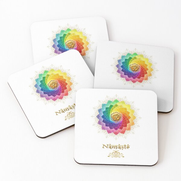 Item preview, Rainbow Lotus Om Namaste designed and sold by Lilyas.