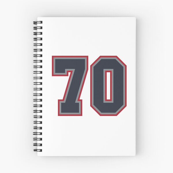 Item preview, 70 Navy Grey Red Sports Number Seventy designed and sold by HelloFromAja.