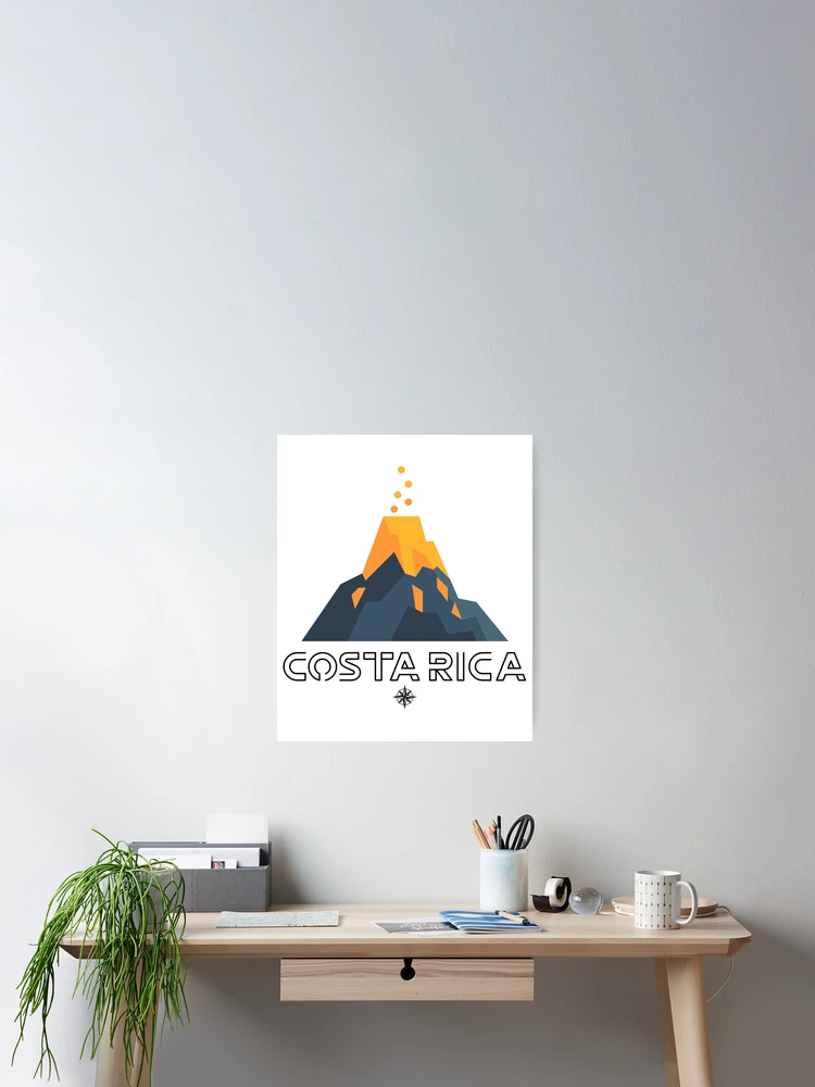 Thumbnail 2 of 3, Poster, Costa Rica Volcano designed and sold by JungleJava.
