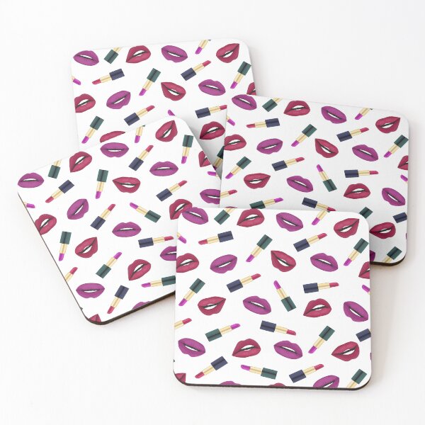 Item preview, Fashion pattern design with lips and pomades. designed and sold by GulArt.
