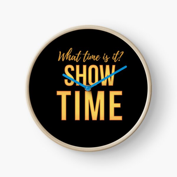 Item preview, What time is it show time Hamilton Quote designed and sold by MonMonTales.