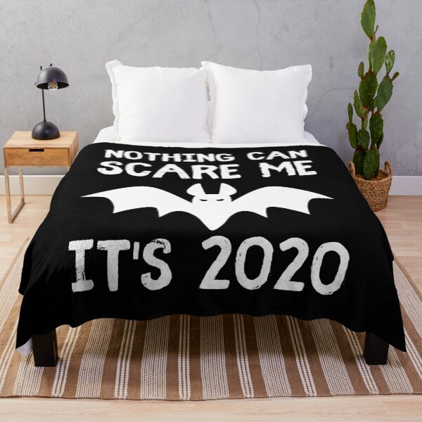 Item preview, Nothing Can Scare Me It's 2020 - Funny Halloween Bat designed and sold by m95sim.