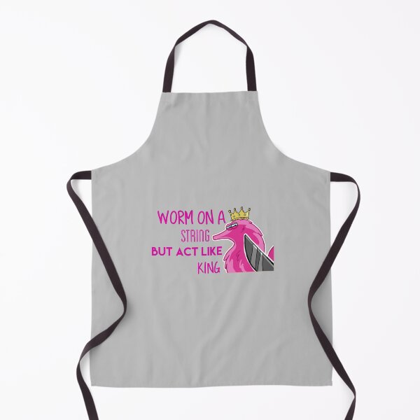 Item preview, Pink worm on a string With a crown quote designed and sold by The Pattern Artist.
