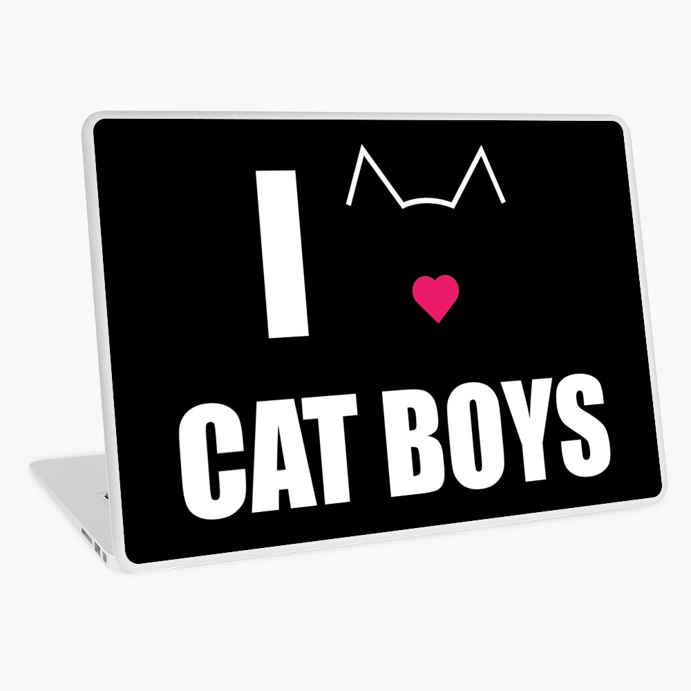 I Love Cat Boys Ipad Case Skin By Ellygator Redbubble