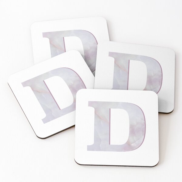 Item preview, Rose Quartz Monogram Letter D designed and sold by avion-en-papier.