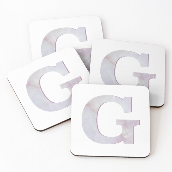 Item preview, Rose Quartz Monogram Letter G designed and sold by avion-en-papier.