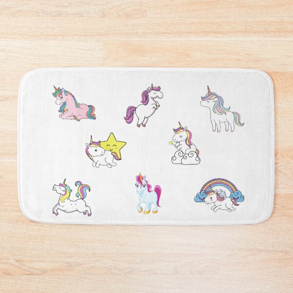 Item preview, Unicorns pattern stickers value pack 8 in 1 designed and sold by AllyShop.
