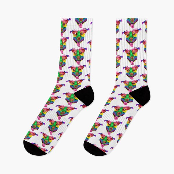 Item preview, Pitbull Colorful Design designed and sold by Girligator.