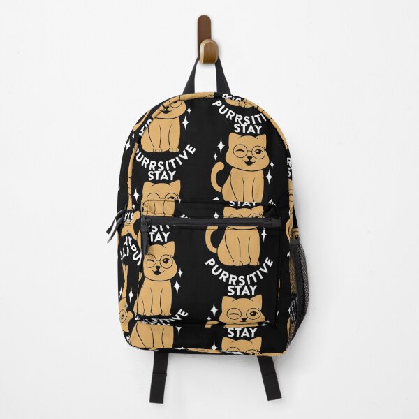 Item preview, Stay purrsitive by encouraging fluffy cat designed and sold by Svetiik.