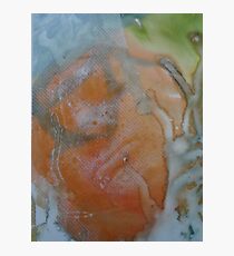 Expanding Foam portrait screen-print zoomed in (2) Photographic Print