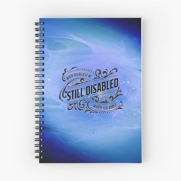 Item preview, Sapphire Believe Me, Still Disabled designed and sold by PrettySickArt.