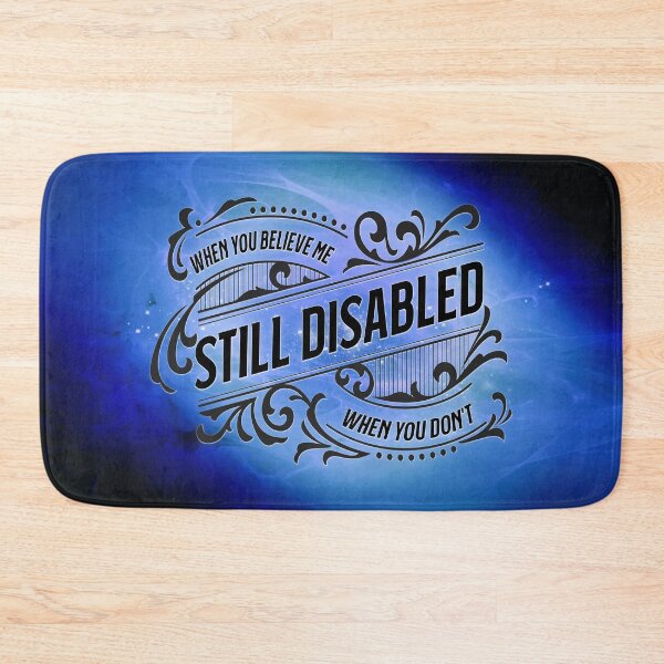 Item preview, Sapphire Believe Me, Still Disabled designed and sold by PrettySickArt.